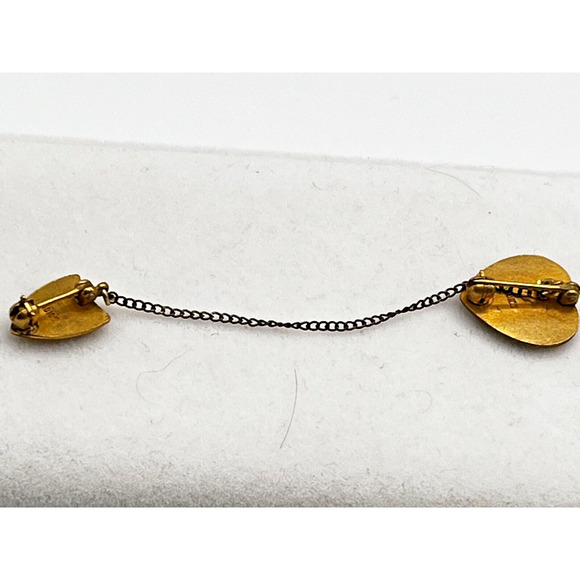 Vintage Rare Moose Lodge Lapel Pin WOTM 1/1010 Real gold Women of The Moose - Picture 5 of 6